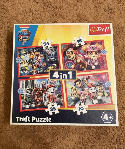 Mancs rjrat 4in1 puzzle 4 ves kortl, jszer