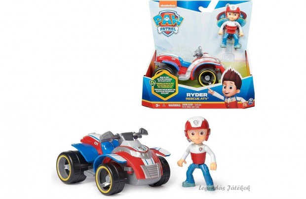 Mancs rjrat - Ryder figura quad jrgnnyal Spin Master