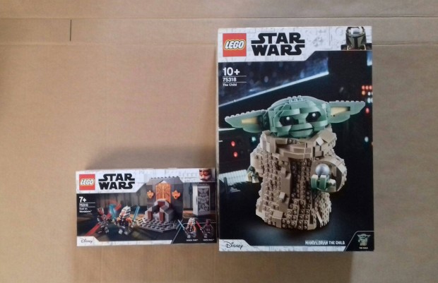 Mandalri bontatlan Star Wars LEGO 75310 Prbaj + 75318 Gyermek Fox.r
