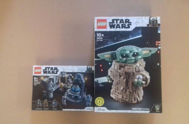 Mandalri bontatlan Star Wars LEGO 75318 Gyermek + 75319 Mhely Fox.r