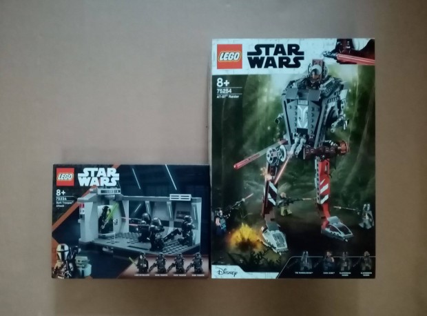 Mandalorian bontatlan Star Wars LEGO 75254 AT-ST + 75324 Dark utánvét