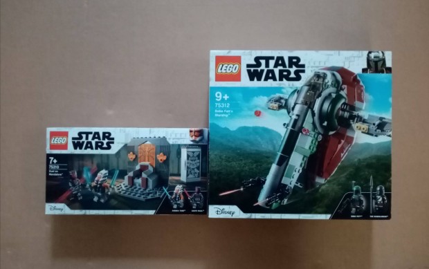 Mandalorian bontatlan Star Wars LEGO 75310 Prbaj + 75312 Boba Foxrba