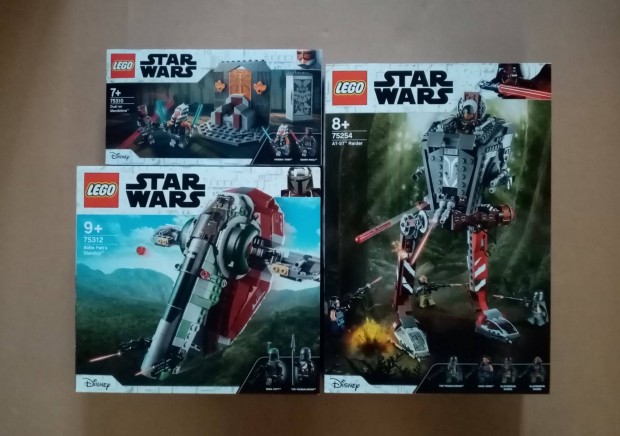 Mandalorian bontatlan Star Wars LEGO 75310 + 75312 + 75254 Fox.az rba