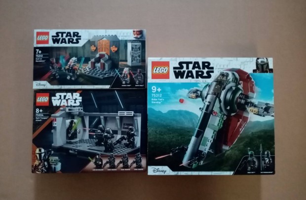 Mandalorian bontatlan Star Wars LEGO 75310 + 75312 + 75324 utánvét