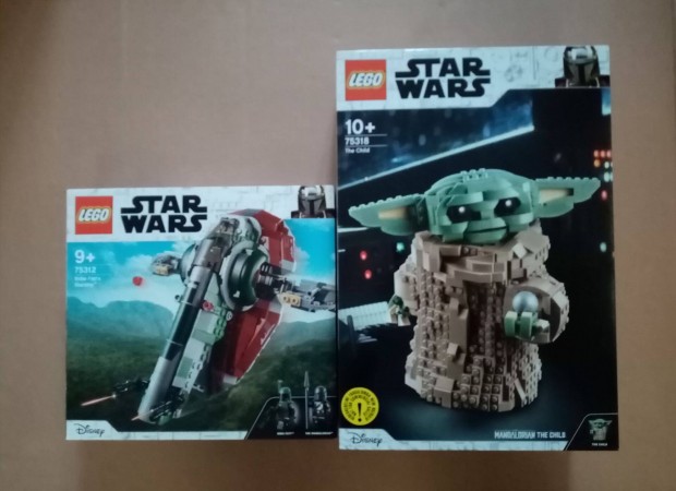 Mandalorian bontatlan Star Wars LEGO 75318 Gyermek + 75312 Fox.az rba