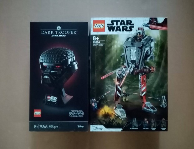 Mandalorian bontatlan Star Wars LEGO 75343 Dark Trooper + 75254 Fox.r