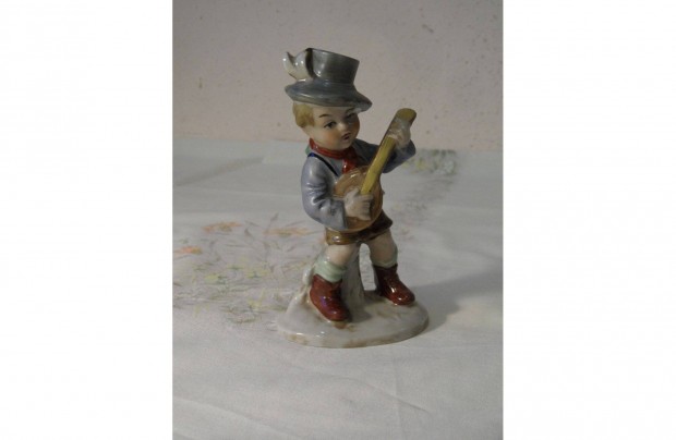 Mandolinos Bertram porceln figura, nipp