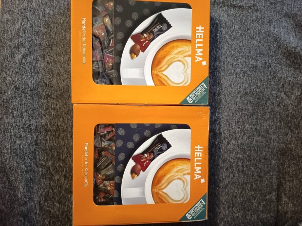 Mandula kaka�s bevonatban 2*380 darab