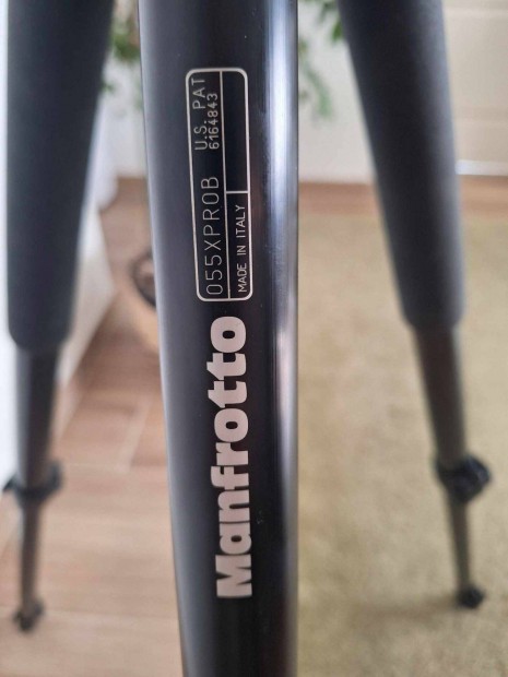 Manfrotto 055Xpr0B + 808RC4 fej