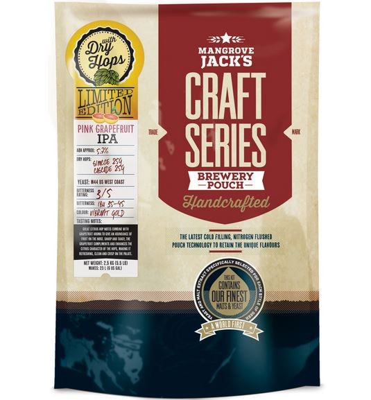 Mangrove Jack's Craft Series Pink Grapefruit IPA (1439)