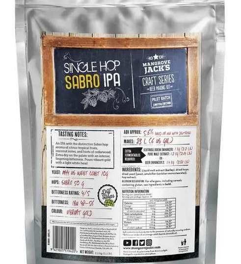 Mangrove Jack's Single Hopped IPA SABRO - 2.5kg (4387)