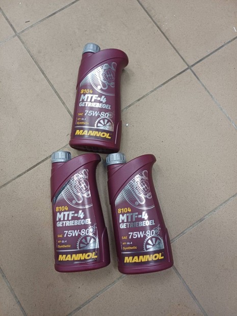 Mannol 75W80 3L Bontatlan �j egyben elad�