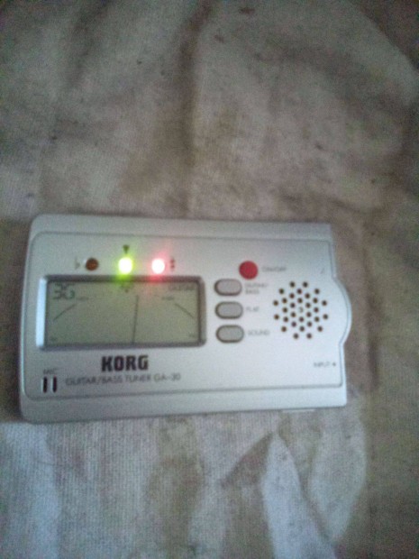 Manual Mode Korg Japan GA-30 Guitar/Bass Digital Tuner