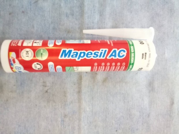Mapei Mapesil AC 100 fehr szn Szaniter szilikon 