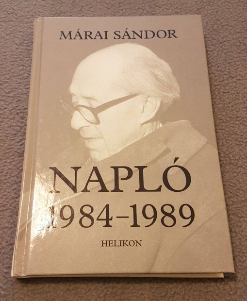 Mrai Sndor - Napl 1984-1989 knyv