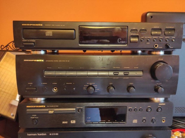 Marantz HIFI PM48 CD46 s DV7010 valamint KEF Cresta center