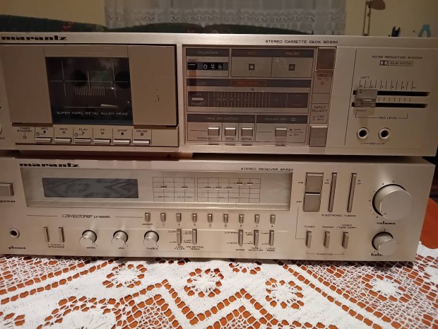 Marantz  SR520 receiver, SD230 deck