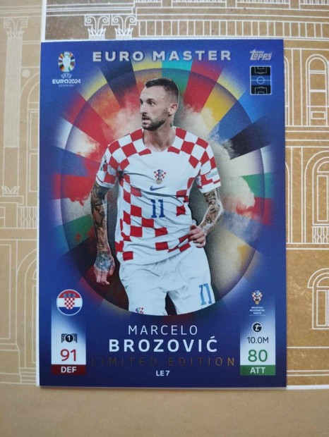 Marcelo Brozovic (Horvtorszg) Limited Edition Euro 2024 focis krtya