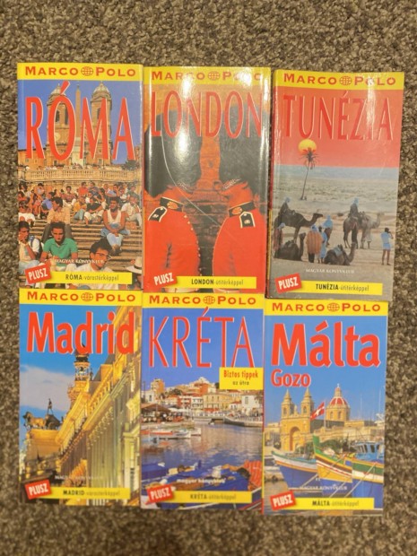 Marco Polo knyvek : Rma , London, Tunzia, Madrid, Krta, Mlta