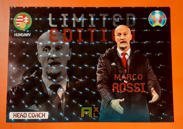 Marco Rossi Limited Edition XXL-es Panini Euro 2020 focis krtya