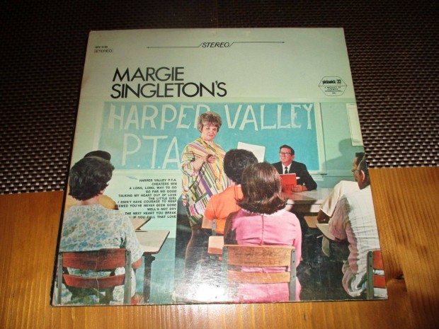 Margie Singleton's bakelit hanglemez elad