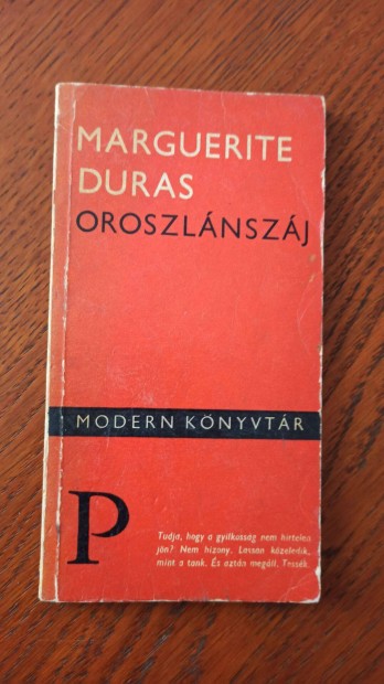 Marguerite Duras - Oroszlnszj