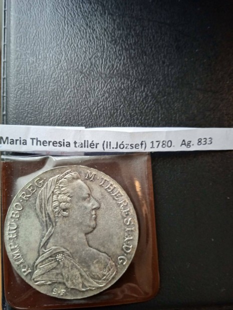 Maria Theresia ezst tallr 1780