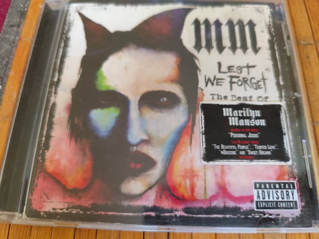 Marilyn Manson lest we forget cd 
