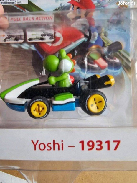 Mario Kart 9003150193173 Pull Speed Yoshi figura j dobozos Ha szeret