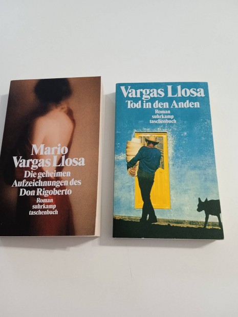 Mario Vargas Llosa regnyek nmet nyelven 