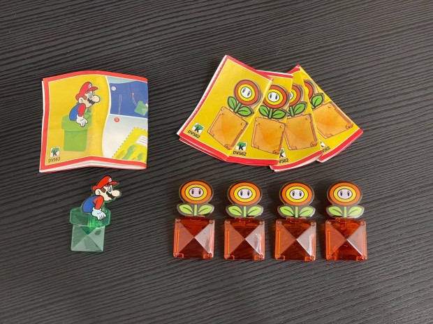 Mario sorozatbl kinder figurk cetlivel: DV562, DV563