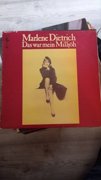 Marlene Dietrich Bakelit lemez 