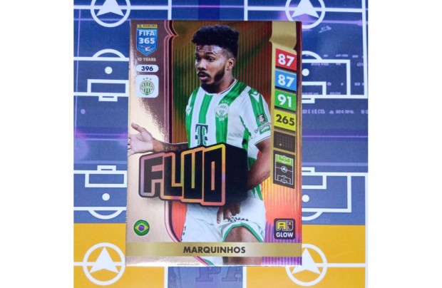 Marquinhos (Ferencvros) Panini Fifa 365 2025 Fluo krtya