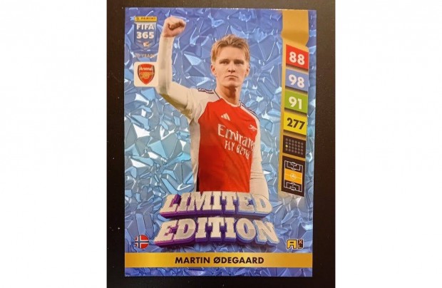 Martin degaard Arsenal Limited Edition focis krtya Panini FIFA 2025