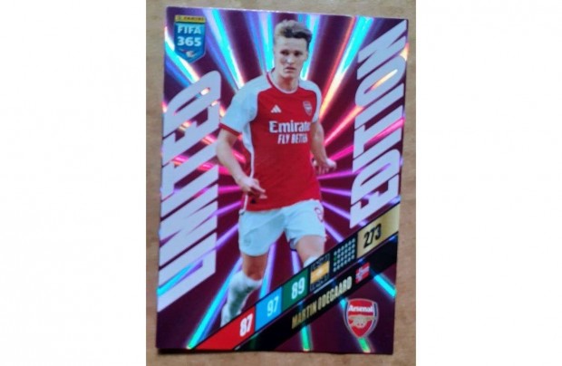 Martin Odegaard Arsenal Limited focis krtya Panini FIFA 365: 2024