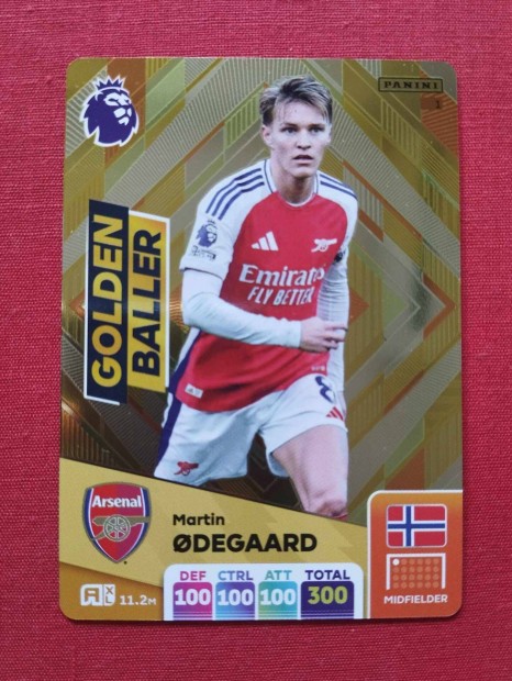 Martin Odegaard Arsenal Premier League 2025 Golden Baller focis krtya