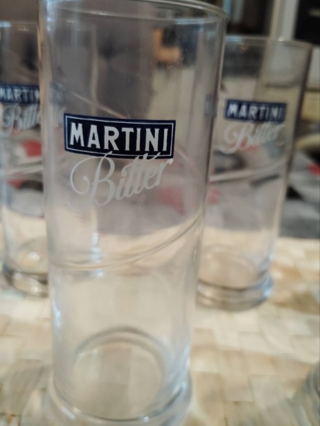 Martini Bitter pohr 6 db 