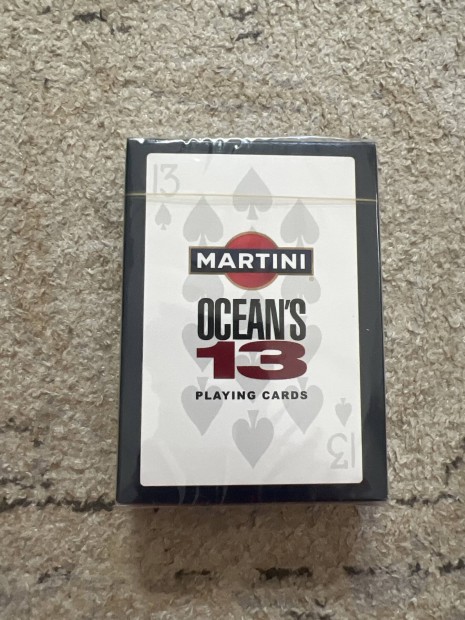 Martini Pker krtya !!!! Ocean's 13 playing cards 24 csomag