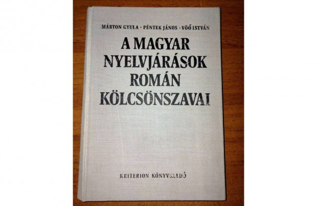 Mrton-Pntek-V : A Magyar Nyelvjrsok Romn Klcsnszavai