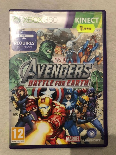 Marvel Avengers Battle for Earth Xbox 360 kinect jtk