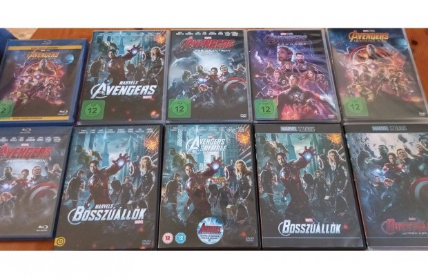 Marvel Avengers Bosszllk DVD film