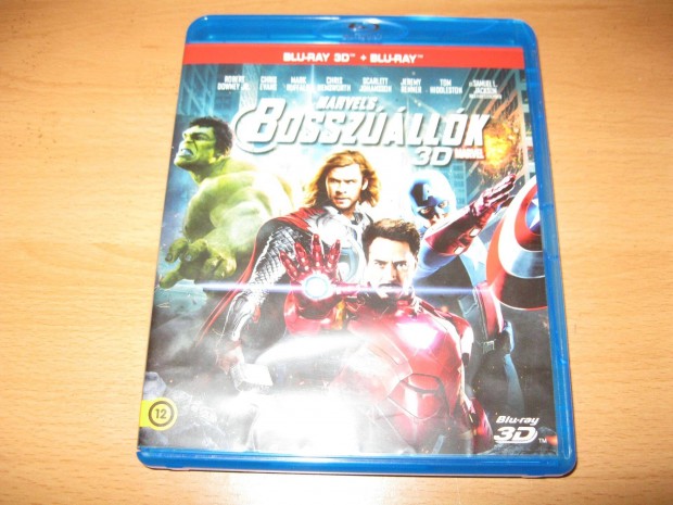 Marvel Bosszllk 3D Blu Ray film