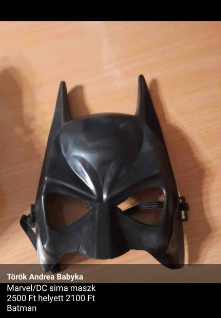 Marvel/DC Batman maszk larc