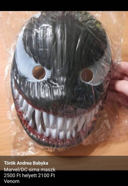 Marvel/DC Venom Mreg maszk larc