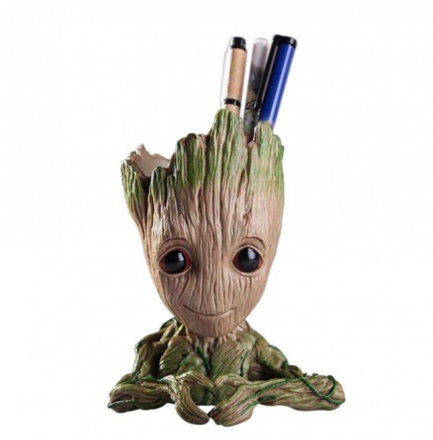 Marvel Groot Galaxis rzi dsz virgtart szv cserp ceruzatart j