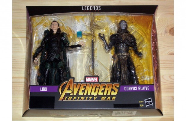 Marvel Legends 15 cm (6") Loki & Corvus Glaive (Son of Thanos) figura