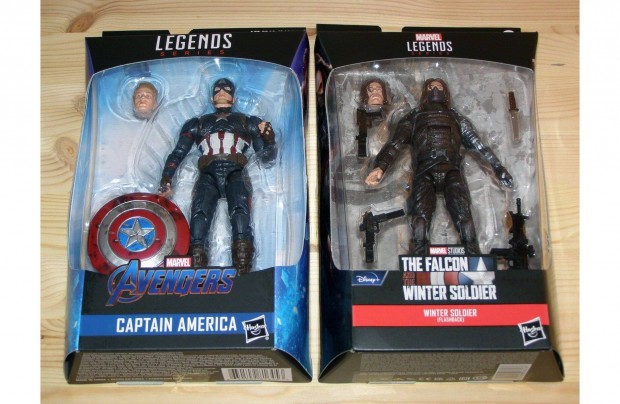 Marvel Legends 15 cm (6 inch) Captain America (Mjolnir) & Bucky figura