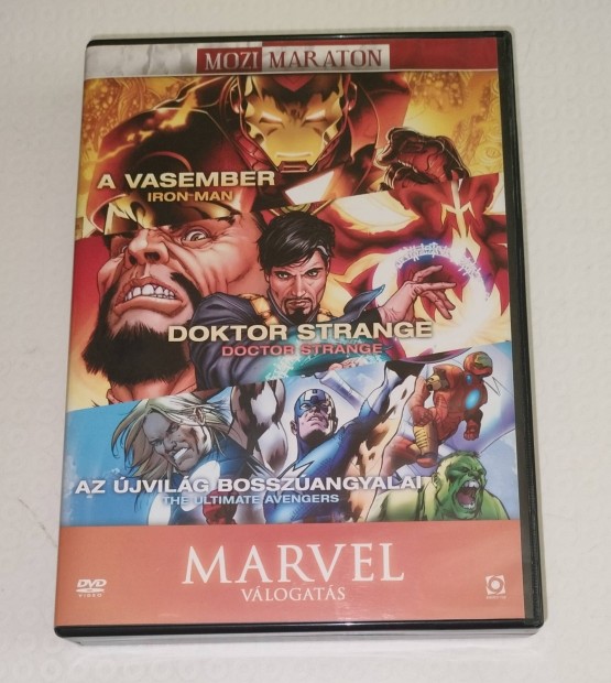 Marvel Mozi maraton dvd 3 film Vasember, Doktor Strange, jvilg 