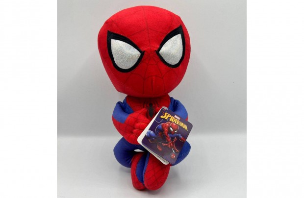 Marvel Pókember plüssjáték, 30 cm, új, Akciós