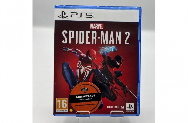 Marvel Spider-Man 2 - PS5 játék, használt